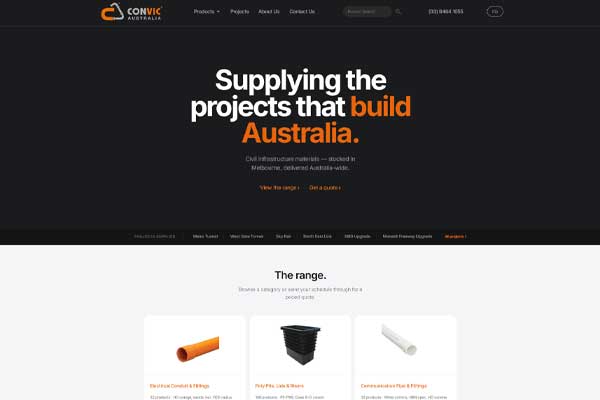ConvicAustralia website project by Clix4u